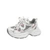 Thick Soled Fashionable Sports Shoes, Women'S  New Sneakers Height Increasing, Lightweight, Eye-Catching Walking Shoes
