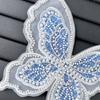 Тканевая наклейка с вышивкой бабочки, Детское платье принцессы, Кружевные аксессуары для спинки платья, Аксессуары-патчи для одежды