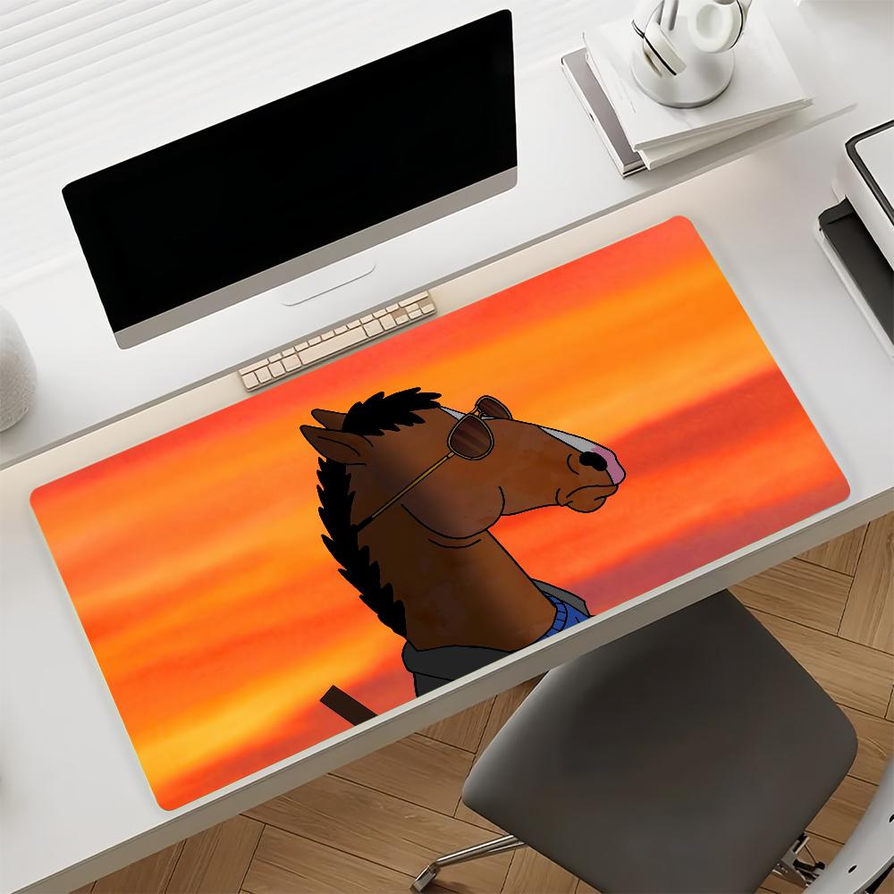 Cartoon BBoJack Fun HHorsemanS Mouse Pad Nonslip Rubber Gamer Balance Computer Mat Decoracion Deskmat Laptop Office Large