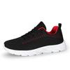 Cross-Border Plus Size Men's Flyknit Running Sneakers: Shock-Absorbing, Non-Slip, Soft Sole, Breathable Mesh