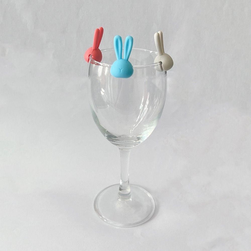 Creative Wine Glass Tags Marker Tool Wine Cup Marker New Drinking Cup Identifier Sign Bartender