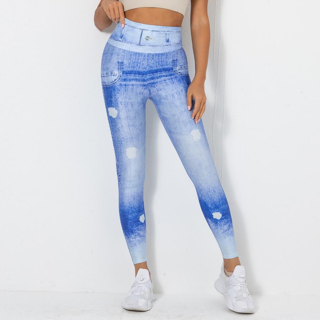 Женские модные новые брюки с цифровой печатью, плотно прилегающие, эластичные, быстросохнущие, спортивные штаны для бега, фитнеса, йоги