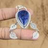 Womens Day Deal Pear Natural Sodalite Sterling Silver Artisan Pendant Jewelry