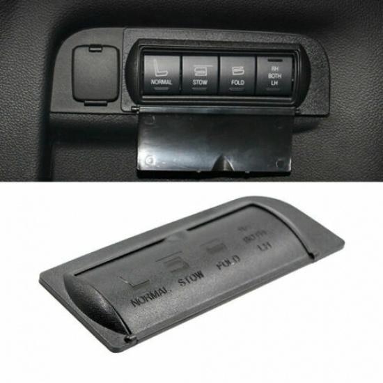 Black ABS Car Seat Adjust Switch Panel Cover Protect Lid For Ford Explorer 11-18
