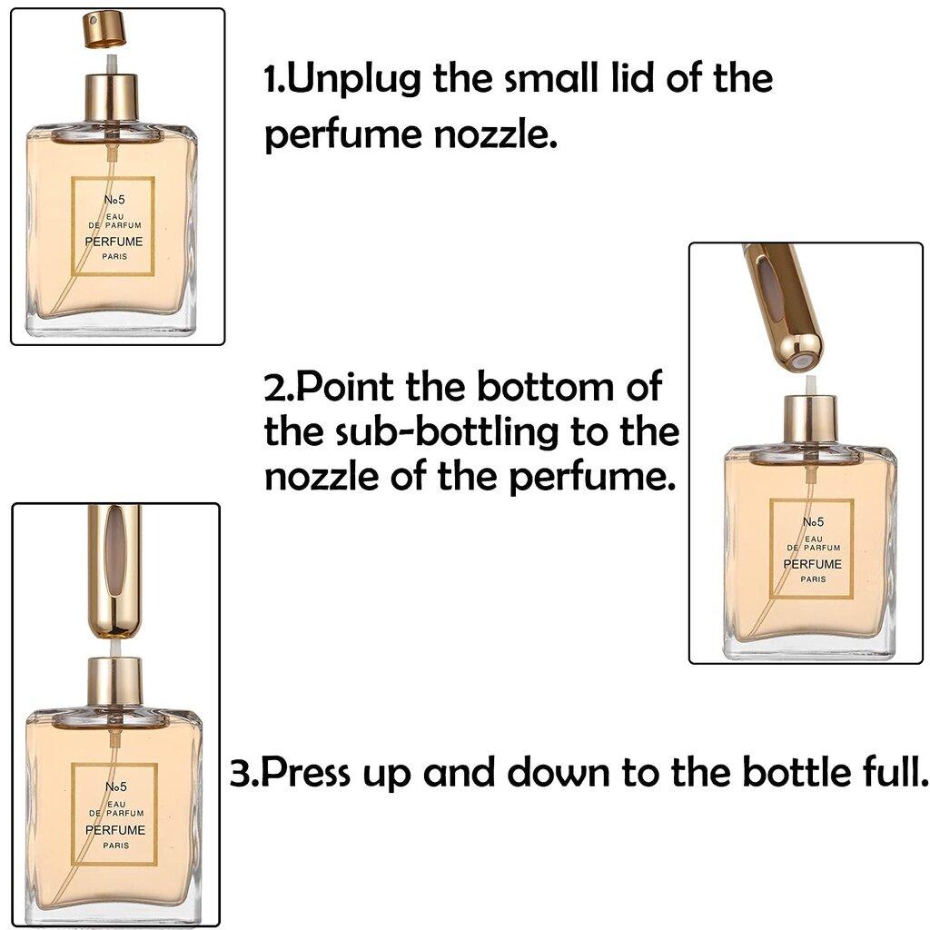 Портативный мини-многоразовый флакон для духов на 5 мл с распылителем ароматических насосов, пустые косметические контейнеры