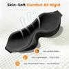 3D Sleep Mask Adjustable Suitable for Men and Women with No Pressure on the Light Blocking Eye Mask Sleeping Aid Face Mask