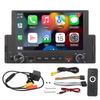 6.2in Car Multimedia Player Wired Carplay for Android Auto 12 LED Backup Cameras BT5.1 Car Stereo