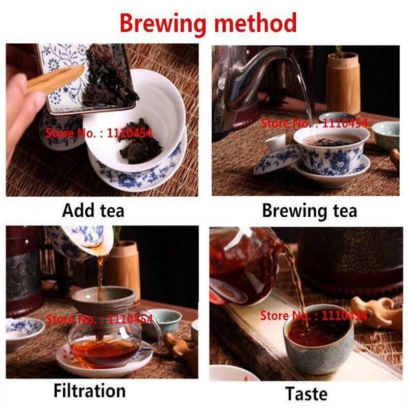 Ripe Pu'er Tea Cooked Old Tea Yunnan Pu-erh Tea Jinmao Gong Cake Brown Tree Cake