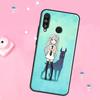 Cartoon Doberman Dog For Huawei Nova Y90 Y70 Y60 Y91 Y61 Y73 Y72 12s 12i 11i 8i 9 10 SE P40 Lite P60 P30 Pro Case