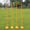 Football Corner Flag Set Training Match Sports Flagpole Kit Weather-Resistant Artificial Turf Corner Marker for Games Practice