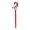 Inflatable Horse Head Stick 37" Party Prop for Kids' Races Photos PVC Horse Stick Carnival Toy for Horse Themed Events Birthdays
