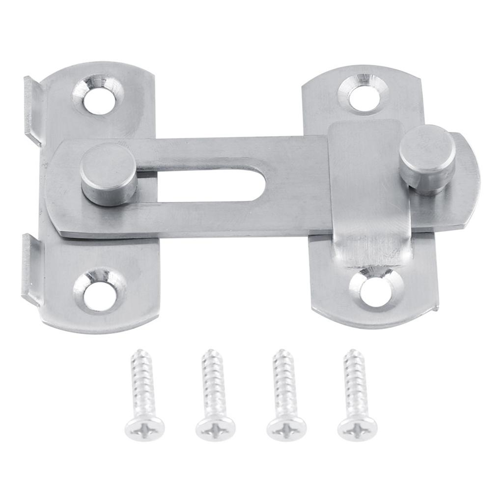 Stainless Steel Hasp Latch Lock Sliding Door for Window Cabinet Fitting Room Accessorries