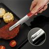 10-дюймовые кухонные щипцы для еды из нержавеющей стали для гриля-барбекю, зажим для мяса, нескользящие щипцы для приготовления пищи, зажим для салата, стейка, столовые приборы