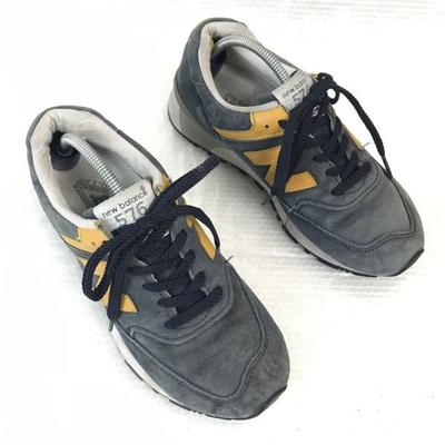 New Balance UK Limited Model W576PBY Кожаные кроссовки UK4 22.5 Серый(ИСПОЛЬЗОВАЛ)