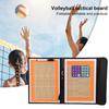 Foldable Volleyball Clipboard Coaching Board with Pen Lightweight Portable Volleyball Dry Erase Board Teaching Board Tool