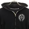 CHROME HEARTS Толстовка с молнией и длинным рукавом 4T черная Детская Б/У