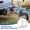 2Pcs Trailer Light Brackets Rustproof Corrosion Resistant Universal Simple Installation L-Shaped Tail Light Brackets