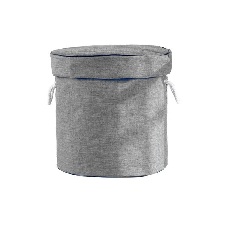 Toy Storage Bag Blocks Zip Handheld Storage and Organising Bag Large Capacity Storage Bucket Bag Multifunctional round storage bucket