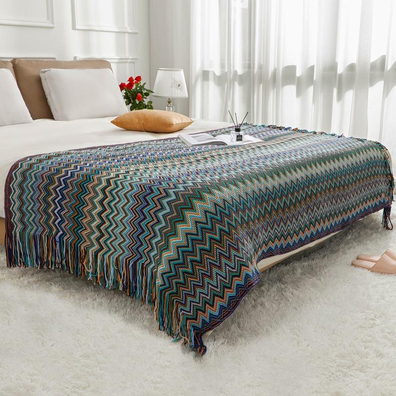 31 тип шерстяных одеял Nordic Diamond Knitted, одеяла для изголовья кровати, одеяла для дивана, декоративные одеяла, декоративные одеяла для домашнего кондиционирования
