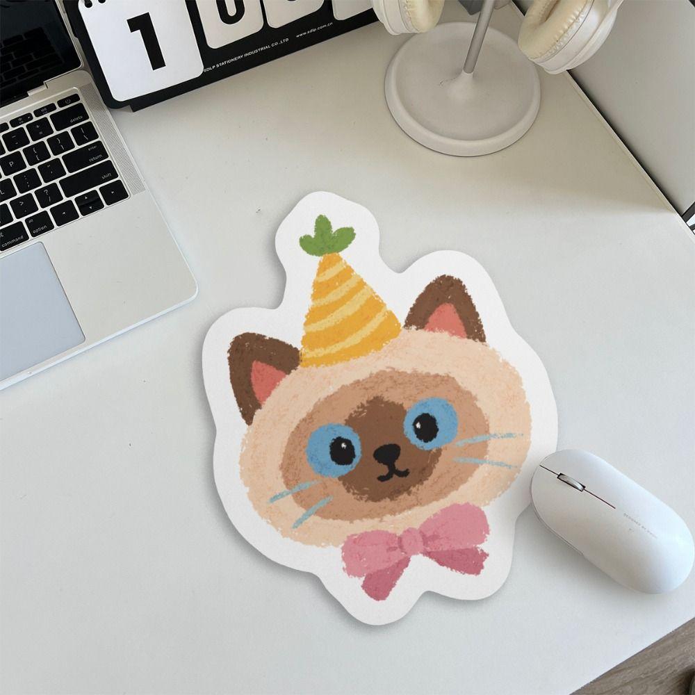 Thickened Cartoon Mouse Mat Anti-slip Girls Mousepad Creative Cute Mouse Pad Universal