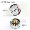 Y40 Y50 0-180PSI Газ Вода Топливо Жидкости Измеритель Манометр Для Воздушного Компрессора