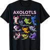 Axolotl Kawaii Axolotls of the World Axolotl Animals T-Shirt