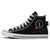Кеды All Star на шнуровке с высоким верхом Эспадрильи Унисекс Черные