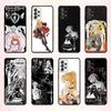 Миса аниме D-Death N-Note Чехол для телефона для Samsung S 25,24,23,22,30,21,10,9,Ultra,Plus,Lite,FE,4,5 G Мягкий черный чехол