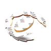 WMZW4 Car Trunk Emblem Decals Sticker for SKODA Logo Octavia A7 Kodiaq Superb Fabia Tour RS Rapid Felicia Window Badge Accessories
