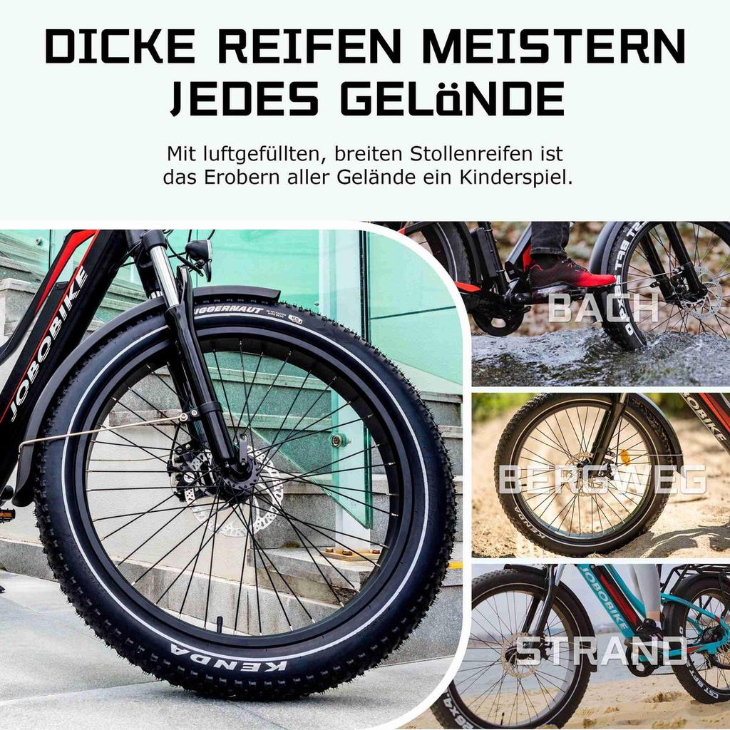 Электровелосипед JOBOBIKE Robin 26'' для взрослых 250 Вт мотор Bafang 48В13Ач