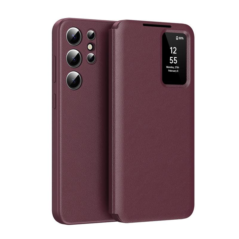 Flip Leather Card Slot All-Inclusive Phone Case For Samsung S25 Ultra S24 FE S23 A22 A55 Luxury Soft Shockproof Anti-Fall Cover