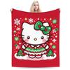 Good Night  Hello Kitty Blankets Fleece Cartoon  Lightweight Throw Blanket for Outdoor Travel Bedspread