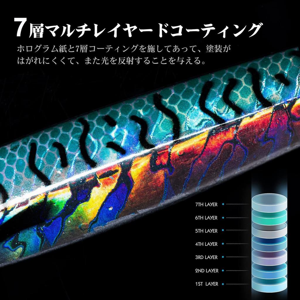 Goture Jig 3 Hard Lure Offshore Bluefish Jigs for Red and 80g Set, 3-Piece Set, Colors, Set, Hairtail, Snapper, Yellowtail, Sakuramasu, Yellowtail,