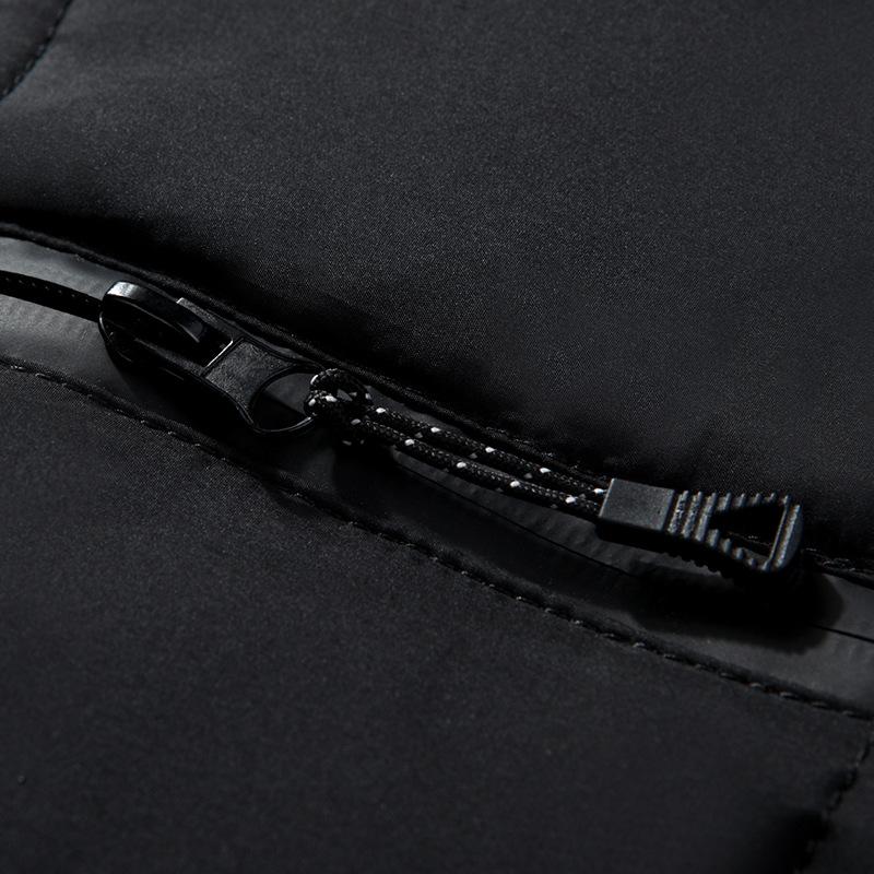 Зимняя теплая мужская куртка, пальто, повседневная осенняя куртка-пуховик с воротником-стойкой, толстая шапка, парка с белой уткой, мужская зимняя куртка-пуховик с капюшоном