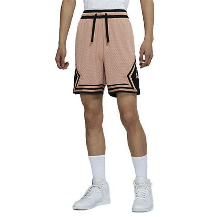 Nike Men's Jordan Sport Dri-fit Casual Breathable Basketball Sports Shorts Rose Retro Gray DH9076-609