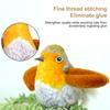 Игрушка для кошек, интерактивная реалистичная игрушка-птица, кошка, мягкая плюшевая игрушка-дразнилка для кошек с натуральными перьями и звуком, товары для домашних животных