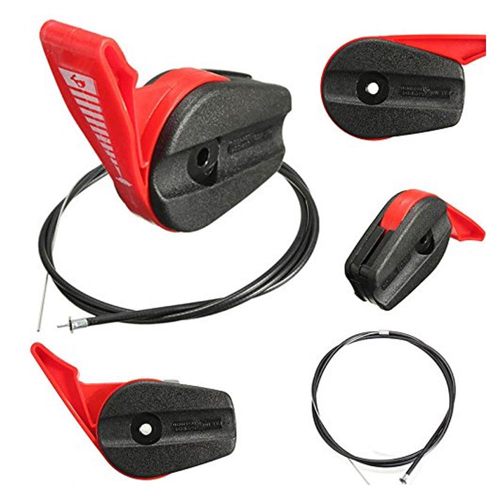 Lawn Mower Throttle Cable Switch Kit Garden Machine Fitting Throttle Cable Set for Electric Petrol Lawnmowers Repair Kit