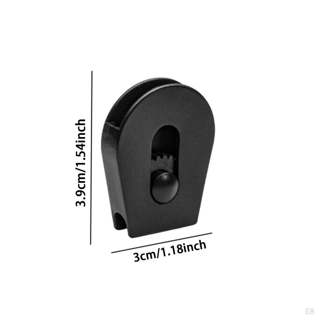 50 Pieces Shoelace Wheel Cord Lock Stoppers End Slider Easy To Use Multi-use Toggle Stopper for