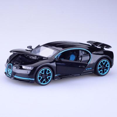Моделирование Модель автомобиля из сплава Super Run Qilong Racing Bugatti Металлический спортивный автомобиль Игрушка для мальчика