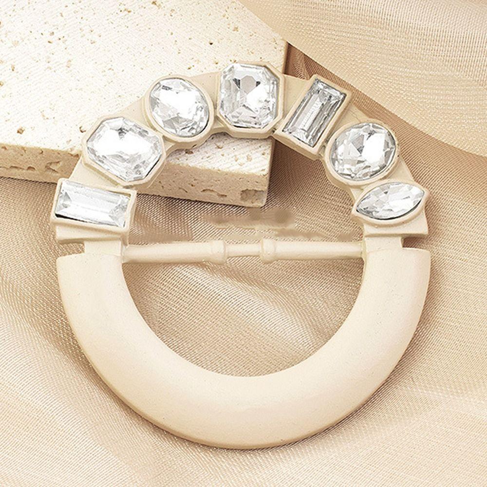 Waist Buckle Scarf Ring Corner Knotted Buttons Coat Adjustment Button Scarf Buckle Belt Button