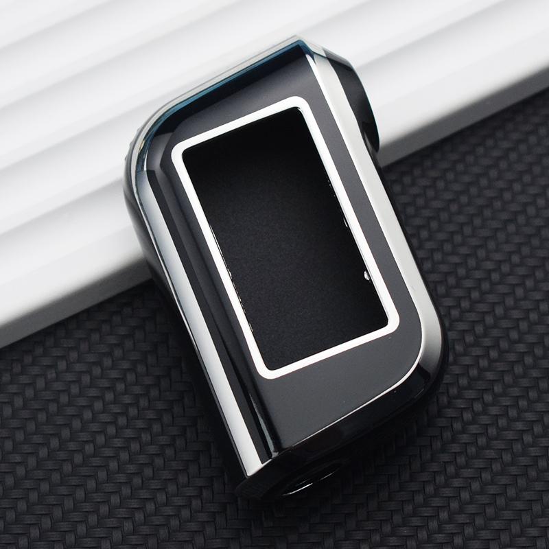 Новый чехол для ключей из ТПУ, чехол-брелок для A93 A63, русская версия, двусторонняя автомобильная сигнализация, ЖК-пульт дистанционного управления