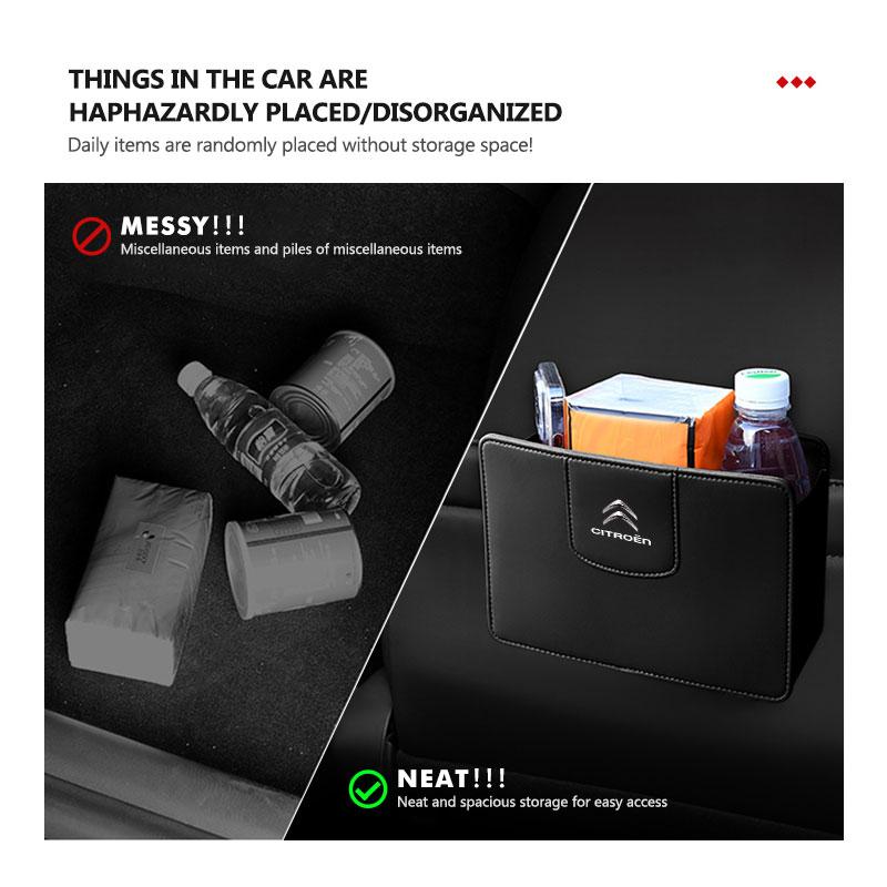 Car Door Storage Bag Drink Waste Card Key Sunglasses Holder For Citroen Jumper Celysee Cactus Picasso Aircross Saxo Grand