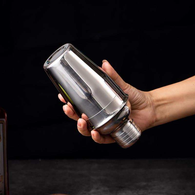 350/550/750ml Stainless Steel Cocktail Shaker Mixer Wine Martini Boston Shaker Party Bar Tools Bartender Drink Bar Accessories