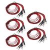 5Pcs RC Car LED Light Kit 24.8in 6LED Per Piece Durable Silicone Easy Operation 6Leds RC Car Light