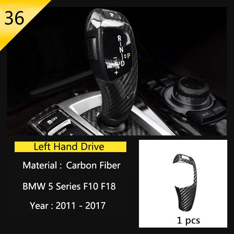 Car Styling Console Multimedia AC CD Panel Decoration Frame Cover Trim Strip Sticker For BMW 5 Series F10 Interior Accessories NM5