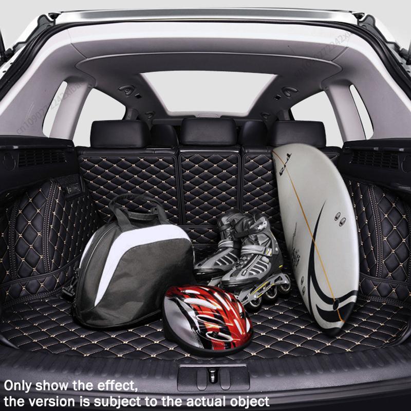 Коврик в багажник для Chery Tiggo 7 Pro Max 2023 2024 2025 2026 2027 Грязестойкий Полный коврик в багажник Задний поддон для груза Автоаксессуары