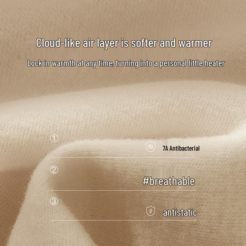 Ubras New Soft Warm Down-Like Thermal Base Layer Set