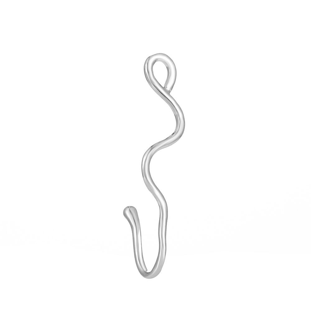 Креативная U-образная клипса для носа без прокола: Дизайн с бабочкой и змеей