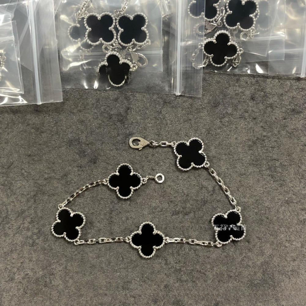 Высококачественный браслет из красного халцедона с лазерной гравировкой «Четырехлистный клевер» и «Пятицветник», из розового золота 18 карат, ювелирное изделие класса люкс, подарок для девушки