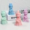 Classical Clothing Girl Candle Silicone Mold Gypsum Form Carving Art Aromatherapy Plaster Home Decoration Mold Gift Handmade